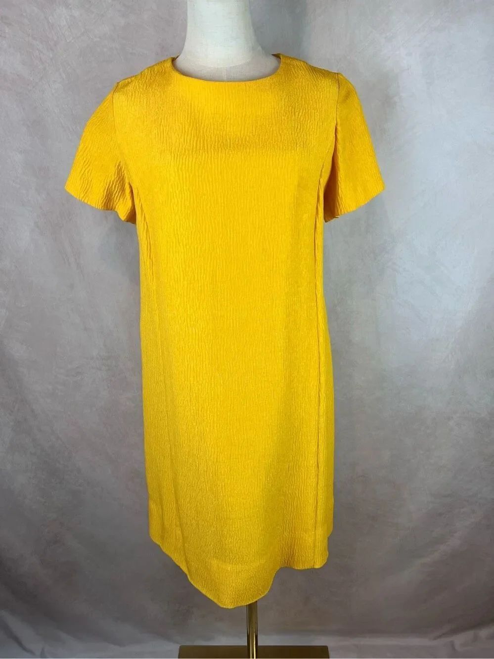 Vintage 1970s Shift Style Dress Mod MCM Size Medium